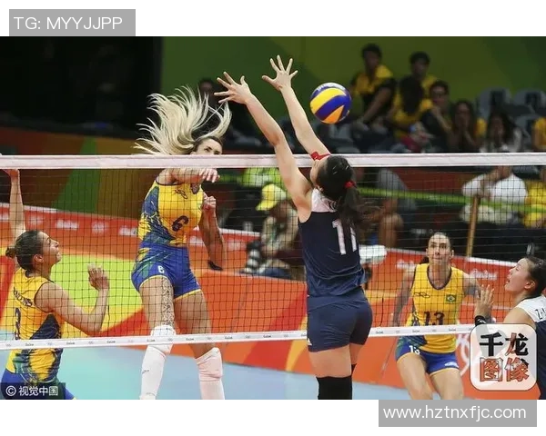 中国女排与巴西女排激战里约奥运会决胜局精彩瞬间回顾